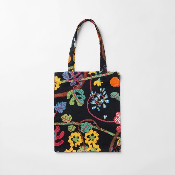 NWT SVENSKT TENN Josef Frank Fabric Textile Linen Shoulder Crossbody Bag 12"x13" - Picture 4 of 4